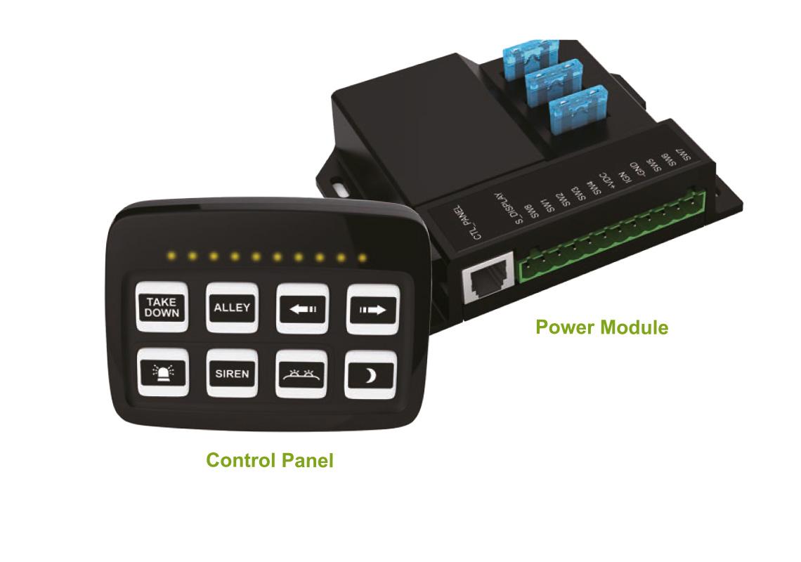 8-button switch panel controller